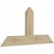 Ekena Millwork Portland Rough Sawn Timber Gable Bracket, Douglas Fir, 48"W x 24"H x 2"D x 6"F, 12/12 Pitch GBW048X24X0206POR00RDF - alternate 4